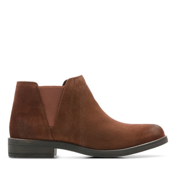 Clarks Womens Demi Beat Ankle Boots Brown | USA-6849537